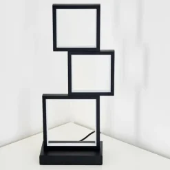 hofstein Lampes À Poser|Lampe de table Bacolod LED Noir, 1 lumière