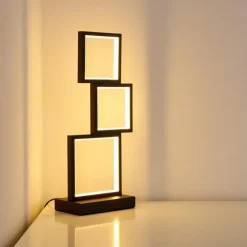 hofstein Lampes À Poser|Lampe de table Bacolod LED Noir, 1 lumière