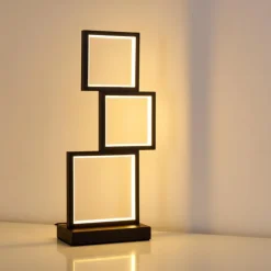 hofstein Lampes À Poser|Lampe de table Bacolod LED Noir, 1 lumière