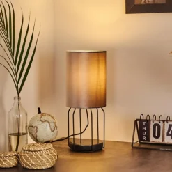 hofstein Lampes À Poser|Lampe de table Bornalle Noir, 1 lumière