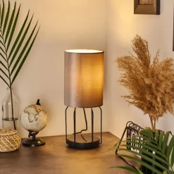 hofstein Lampes À Poser|Lampe de table Bornalle Noir, 1 lumière