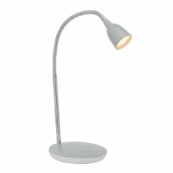 Luminaires Brilliant Éclairage Led|Lampe de table Brilliant Anthony LED Titane, 1 lumière