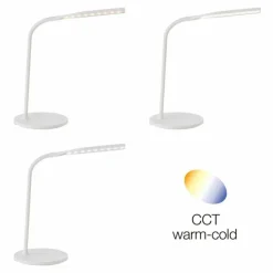 Luminaires Brilliant Éclairage Led|Lampe de table Brilliant-Leuchten Joni LED Blanc, 1 lumière