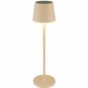 Lampe de table d'extérieur, Lampe solaire Luminaires Globo Lighting LED Sable, Blanc, 1 lumière