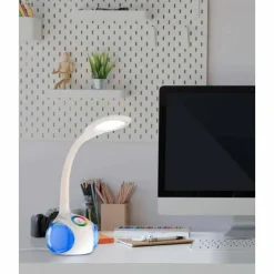 Luminaires Eglo Éclairage Led|Lampe de table Eglo ARCONES LED Blanc, 1 lumière, Changeur de couleurs