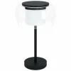 Lampe de table Eglo BRIAGLIA LED Noir, 1 lumière, Changeur de couleurs