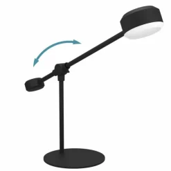 Luminaires Eglo Lampes À Poser|Lampe de table Eglo CLAVELLINA LED Noir, 1 lumière