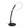 Luminaires Eglo Éclairage Led|Lampe de table Eglo EGIDONELLA LED Noir, 1 lumière