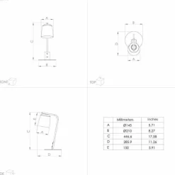Luminaires Eglo Lampes À Poser|Lampe de table Eglo ONEDA Noir, Blanc, 1 lumière