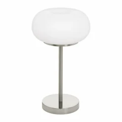 Lampe de table Eglo OPTICA LED Nickel mat, 1 lumière, Changeur de couleurs