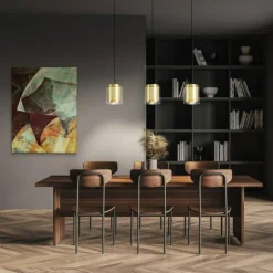 Luminaires Eglo Éclairage Led|Lampe de table Eglo-Leuchten ISIDRO LED Noir, 1 lumière