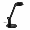 Luminaires Eglo Lampes À Poser|Lampe de table Eglo-Leuchten BANDERALO LED Noir, 1 lumière