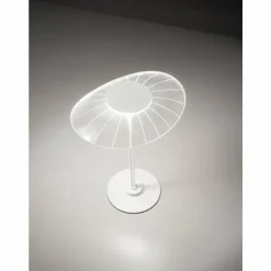 Luminaires Fabas Luce Éclairage Led|Lampe de table Fabas Luce Vela LED Blanc, 1 lumière