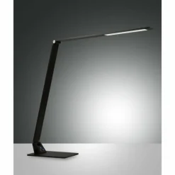 Luminaires Fabas Luce Éclairage Led|Lampe de table Fabas Luce Wasp LED Noir, 1 lumière