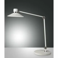 Luminaires Fabas Luce Éclairage Led|Lampe de table Fabas Luce Panarea LED Blanc, 1 lumière
