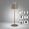 FHL easy Éclairage Led|Lampe de table Cosenza LED Brun, Gris, 1 lumière, Changeur de couleurs