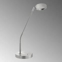 FHL easy Éclairage Led|Lampe de table Luna LED Nickel mat, 1 lumière