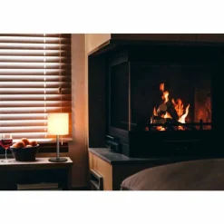 FHL easy Lampes À Poser|Lampe de table Lesina LED Anthracite, 1 lumière, Changeur de couleurs