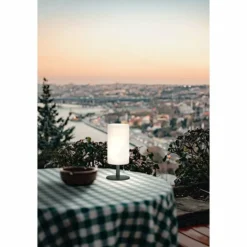 FHL easy Lampes À Poser|Lampe de table Larino LED Anthracite, 1 lumière, Changeur de couleurs