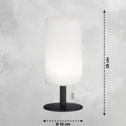 FHL easy Lampes À Poser|Lampe de table Larino LED Anthracite, 1 lumière, Changeur de couleurs