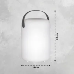 FHL easy Éclairage Led|Lampe de table Orno LED Blanc, 1 lumière, Télécommandes, Changeur de couleurs