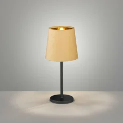 FHL easy Lampes À Poser|Lampe de table Palina Noir, 1 lumière