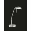 Luminaires Fischer & Honsel Lampes À Poser|Lampe de table Fischer & Honsel Pool TW LED Nickel mat, 1 lumière, Détecteur de mouvement