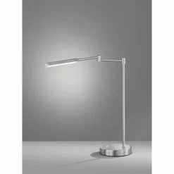 Luminaires Fischer & Honsel Lampes À Poser|Lampe de table Fischer & Honsel Nami LED Nickel mat, 1 lumière