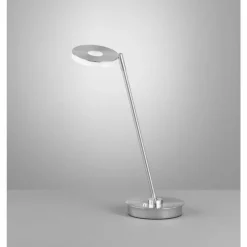 Luminaires Fischer & Honsel Lampes À Poser|Lampe de table Fischer & Honsel Dent LED Nickel mat, 1 lumière