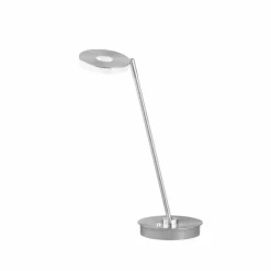 Luminaires Fischer & Honsel Lampes À Poser|Lampe de table Fischer & Honsel Dent LED Nickel mat, 1 lumière