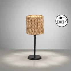 Luminaires Fischer & Honsel Lampes À Poser|Lampe de table Fischer & Honsel Hyazinthe Noir, 1 lumière