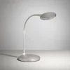 Luminaires Fischer & Honsel Éclairage Led|Lampe de table Fischer & Honsel Work LED Argenté, 1 lumière