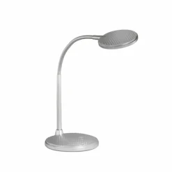 Luminaires Fischer & Honsel Éclairage Led|Lampe de table Fischer & Honsel Work LED Argenté, 1 lumière