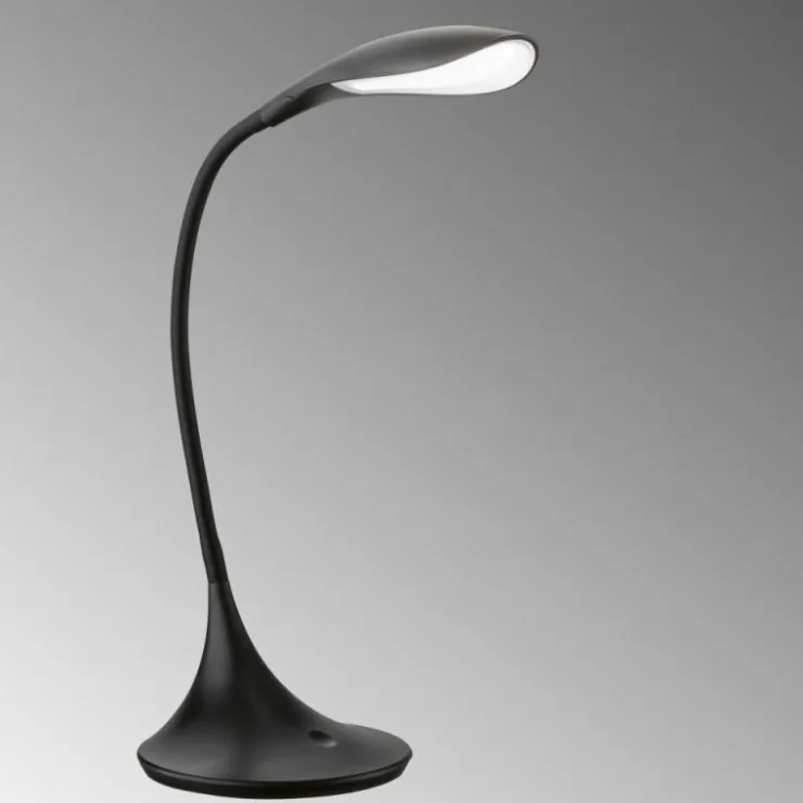 Luminaires Fischer & Honsel Éclairage Led|Lampe de table Fischer-Honsel Nil LED Noir, 1 lumière