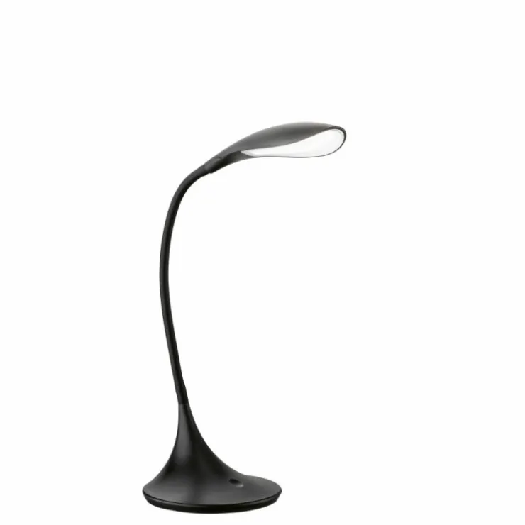 Luminaires Fischer & Honsel Éclairage Led|Lampe de table Fischer-Honsel Nil LED Noir, 1 lumière