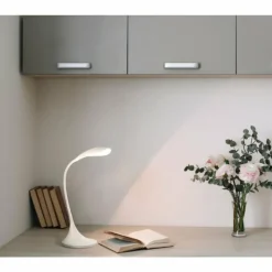 Luminaires Fischer & Honsel Éclairage Led|Lampe de table Fischer-Honsel Nil LED Blanc, 1 lumière