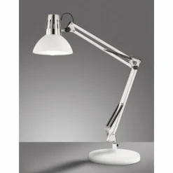 Luminaires Fischer & Honsel Lampes À Poser|Lampe de table Fischer-Honsel Pit Blanc, 1 lumière