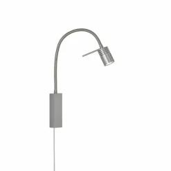 Luminaires Fischer & Honsel Éclairage Led|Lampe de table Fischer-Honsel River LED Nickel mat, 1 lumière