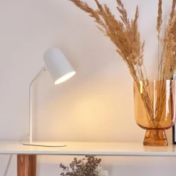 hofstein Lampes À Poser|Lampe de table Gilsbro Blanc, 1 lumière