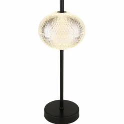 Luminaires Globo Lighting Éclairage Led|Lampe de table Globo AIDA LED Noir, 1 lumière