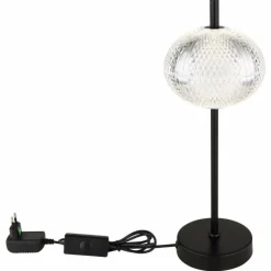 Luminaires Globo Lighting Éclairage Led|Lampe de table Globo AIDA LED Noir, 1 lumière