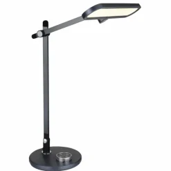 Luminaires Globo Lighting Éclairage Led|Lampe de table Globo BERLETTA LED Gris, Blanc, 1 lumière