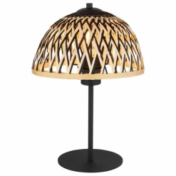 Luminaires Globo Lighting Lampes À Poser|Lampe de table Globo COLLY Noir, 1 lumière