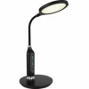 Luminaires Globo Lighting Éclairage Led|Lampe de table Globo FRUGGY LED Chrome, Noir, 1 lumière