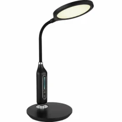 Luminaires Globo Lighting Éclairage Led|Lampe de table Globo FRUGGY LED Chrome, Noir, 1 lumière