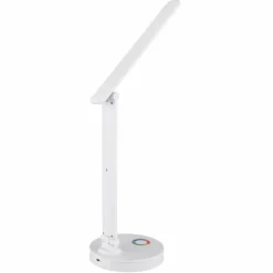 Luminaires Globo Lighting Lampes À Poser|Lampe de table Globo GERALDO LED Blanc, 1 lumière, Changeur de couleurs