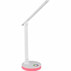 Luminaires Globo Lighting Lampes À Poser|Lampe de table Globo GERALDO LED Blanc, 1 lumière, Changeur de couleurs