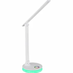 Luminaires Globo Lighting Lampes À Poser|Lampe de table Globo GERALDO LED Blanc, 1 lumière, Changeur de couleurs