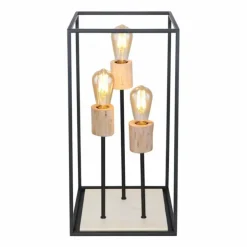 Luminaires Globo Lighting Lampes À Poser|Lampe de table Globo HAGAR Noir, 3 lumières