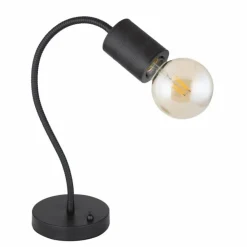 Luminaires Globo Lighting Lampes À Poser|Lampe de table Globo HERMINE Noir, 1 lumière